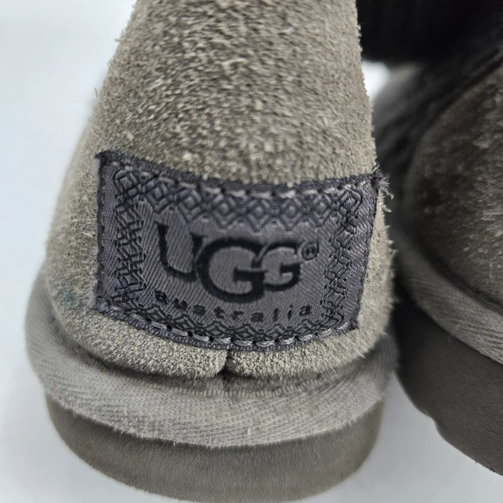 UGG Cardi Gray Knit Button Boots‎